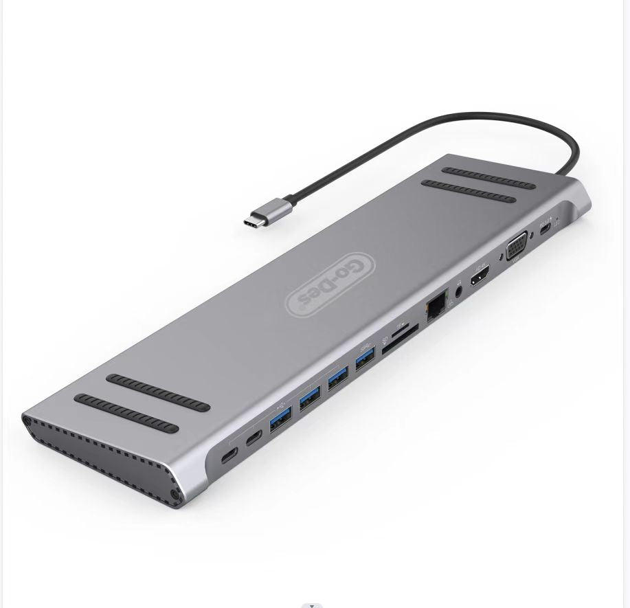 USB C Hub Type-C 3.1 to 4K HDMI-Compatible RJ45 USB SD/TF Card Reader PD  Fast Charge 8-in-1 USB Dock For MacBook Air Pro PC HUB