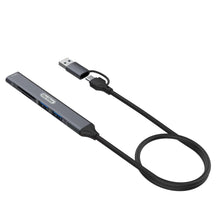 Charger l&#39;image dans la galerie, Go-Des Universal 7 in 2 High Speed 7 Ports USB 3.0 HUB USB 2.0 Type C Hub Cable Adapter Docking Station for Laptop PC