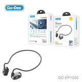 Go-Des New air conduction Bluetooth headset open mini binaural wireless sport hanging ear type