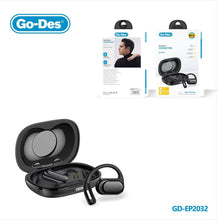 Go-Des Open Wireless Bluetooth 5.4 Ear Bone Conduction Headphones ENC Noise Cancelling OWS Earphones with Type-C Charging Long Standby