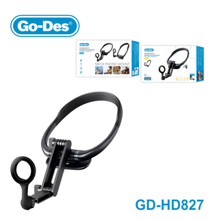 Go-Des Neck Phone Holder Magnetic Vlog Riding Hands Free Lightweight FirstPerson View Mount