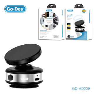 Go-Des Electric Vacuum Magnetic Phone Holder Strong Suction Multi-Scene Mount