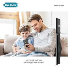 تحميل الصورة في عارض المعرض ، Go-Des Magnetic Phone Ring Holder with Elastic Strap 4in1 Ultra Thin Invisible Grip Stand Car Mount Compatible