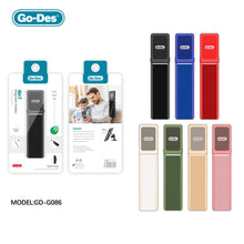 تحميل الصورة في عارض المعرض ، Go-Des Magnetic Phone Ring Holder with Elastic Strap 4in1 Ultra Thin Invisible Grip Stand Car Mount Compatible