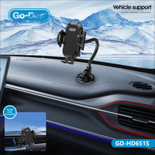 Cargar imagen en el visor de la galería, Go-Des 2-in-1 Ultra Stable Suction Cup Phone Holder Adjustable Phone Stand for Car Air Outlet Windscreen Mount
