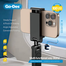Загрузить изображение в программу просмотра галереи, Go-Des Magnetic Multi-Functional Phone Stand 360° Adjustable Foldable Portable Holder for Travel and Daily Use