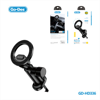 Go-Des MagSafe Air Vent Car Mount 360° Adjustable Magnetic Dashboard Holder for iPhone