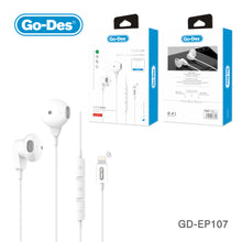 Cargar imagen en el visor de la galería, Go-Des best selling Wired Headphones Bass Magnetic Hifi Earphones For Iphone With Mic