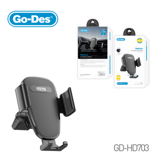 Go-Des Stable Vehicle-Mounted Air Outlet Holder 360° Rotating Universal Phone Mount for Mobile Devices