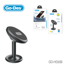 Load image into Gallery viewer, Go-Des Magnetic Car Phone Holder 360° Rotating Air Vent Mount for 3.5-6.5 inch Smartphones