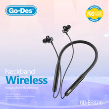 Load image into Gallery viewer, Go-Des Sports Neck Bluetooth Headphones Waterproof Magnetic Auto Adsorption Super Long Battery Life Type-C Charging
