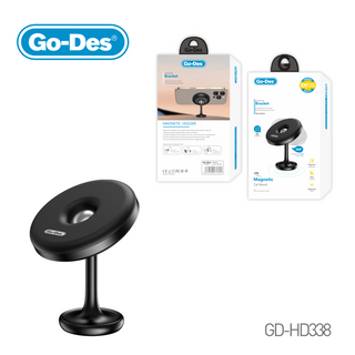 Go-Des Universal Magnetic Car Mount Compact Magnet Phone Holder with 360° Rotation and Anti-Slip Pad