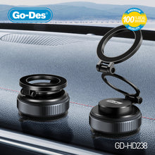 تحميل الصورة في عارض المعرض ، Go-Des Magsafe Magnetic Vacuum Car Mount Folding Phone Holder 360 Rotation Suction Cup Bracket