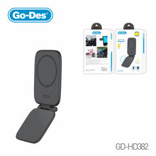 Загрузить изображение в программу просмотра галереи, Go-Des Double-Sided Magnetic Folding Phone Stand Mini Portable Adjustable Bracket Universal Smartphone Holder