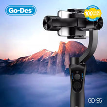 Load image into Gallery viewer, Go-Des 3-Axis Gimbal Stabilizer with AI Tracking Time-Lapse Object Follow Slow Motion Phone Charging