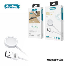 Charger l&#39;image dans la galerie, Go-Des Wireless Watch Charger Magnetic Charging Cable USB Smart Chip Safe Fast Charging