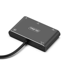 Загрузить изображение в программу просмотра галереи, Go-Des 5-in-1 Mobile HD Screen Player USB-C Lightning Micro USB to HDTV VGA AV Adapter with Wireless Bluetooth Connection and 2K Ultra HD Output
