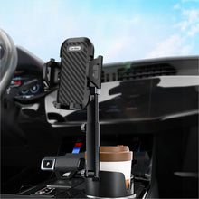 تحميل الصورة في عارض المعرض ، Go-Des Adjustable Car Cup Holder Phone Mount 360 Degree Rotation Universal Stand with Strong Grip and Lift Adjustment