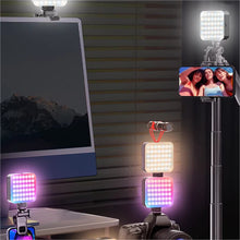 Load image into Gallery viewer, Go-Des Mini Pocket RGB Full Color Fill Light with 360 Degree Fill Multi Dynamic Lighting Effects