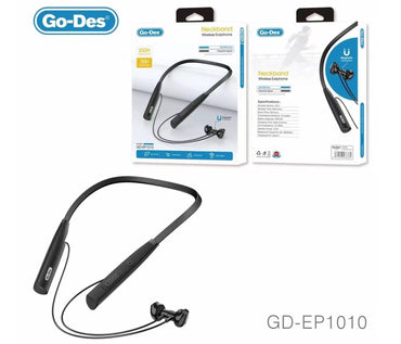 سماعات رأس لاسلكية Go-Des عالية الجودة بطارية بعمر استبقاء طويل سماعات أذن رياضية لاسلكية