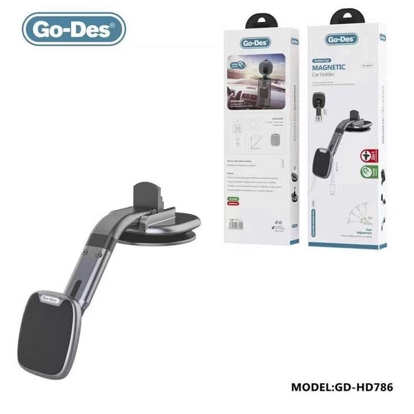 Go-Des magnetic phone mount car phone holder dashboard mount cell phon ...